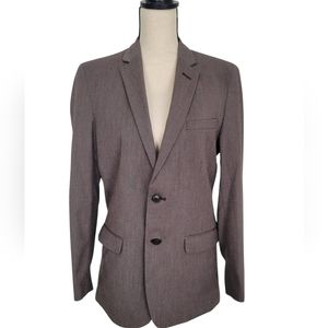 CALVIN KLEIN Boys' Brown Blazer Jacket - Size 18R